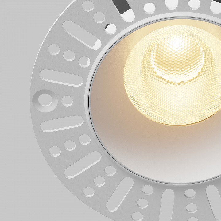 Встраиваемый светильник maytoni technical dip dl121-15w-2.7k-trs-w