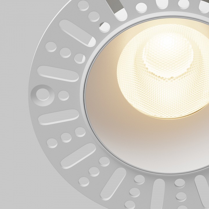 Встраиваемый светильник maytoni technical dip dl121-15w-3k-trs-w