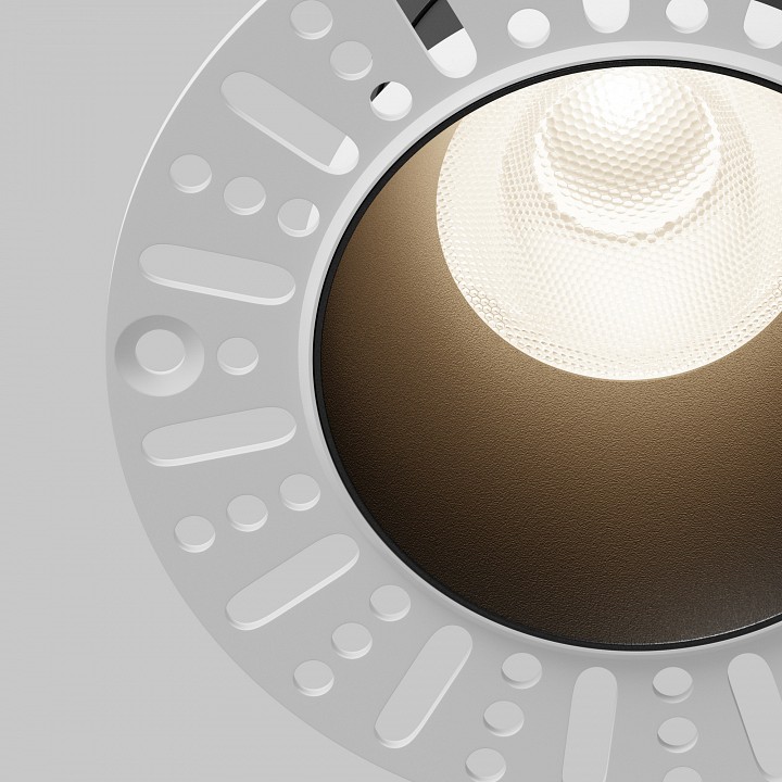 Встраиваемый светильник maytoni technical dip dl122-15w-4k-trs-b