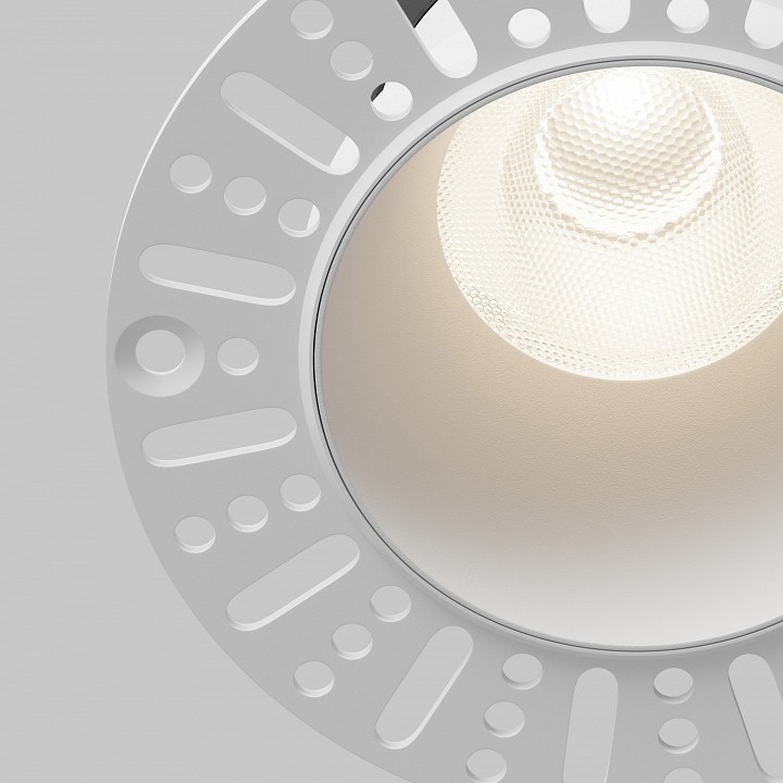 Встраиваемый светильник maytoni technical dip dl122-15w-4k-trs-w