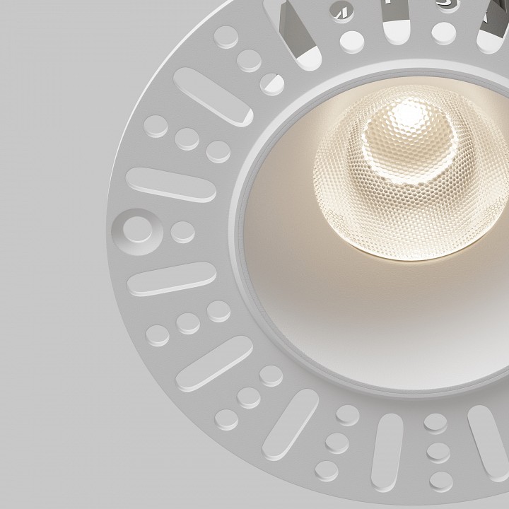 Встраиваемый светильник maytoni technical dip dl124-10w-4k-trs-w