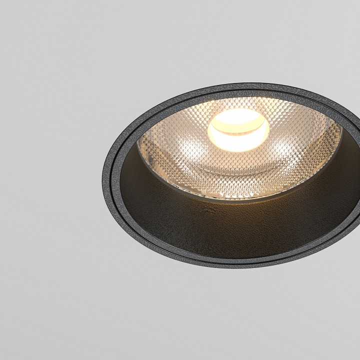 Встраиваемый светильник maytoni technical  dl125-l12-3k-trs-b