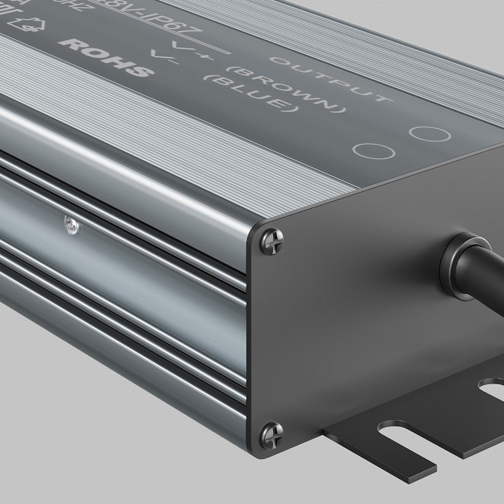 Блок питания с проводом maytoni technical power supply magnetic psl008-200w-48v-ip67