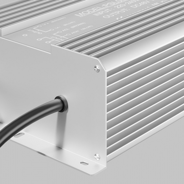 Блок питания с проводом maytoni technical power supply magnetic psl008-480w-48v-ip67