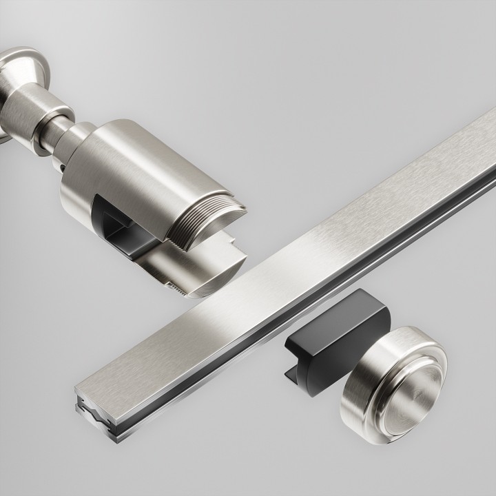 Крепление для трека maytoni technical  tra155cw-s1-pt