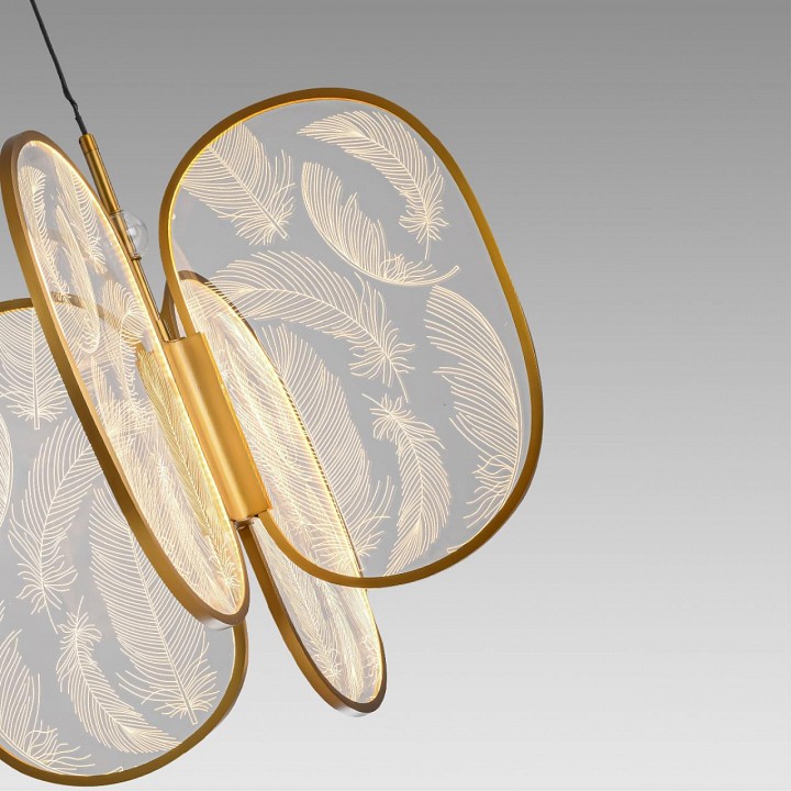 Подвесная люстра odeon light piuma 6664/53l