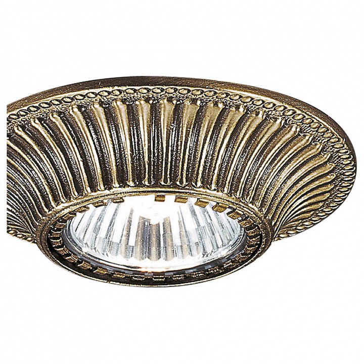 Встраиваемый светильник reccagni angelo 1078 spot 1078 bronzo