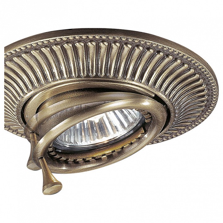 Встраиваемый светильник reccagni angelo 1082 spot 1082 bronzo