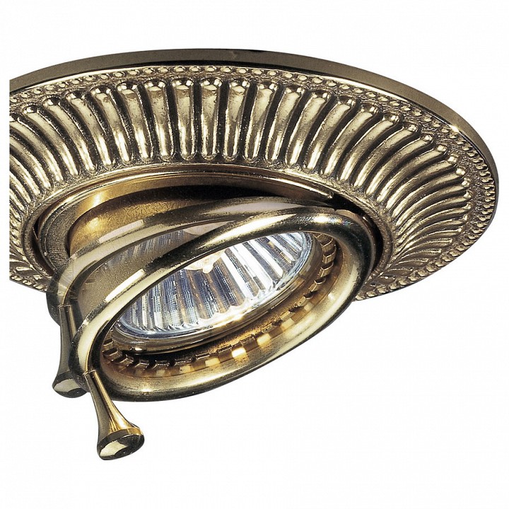 Встраиваемый светильник reccagni angelo 1082 spot 1082 oro