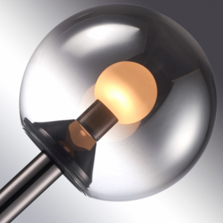 Настольная лампа декоративная iledex aura 8615t bk-sm