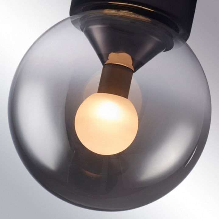 Накладной светильник iledex aura 8615w-1s bk-sm