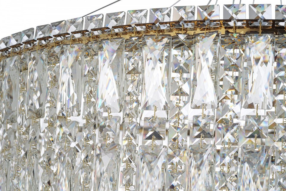 Подвесная люстра arti lampadari ovindoli gold ovindoli l 1.5.80+40.100 g