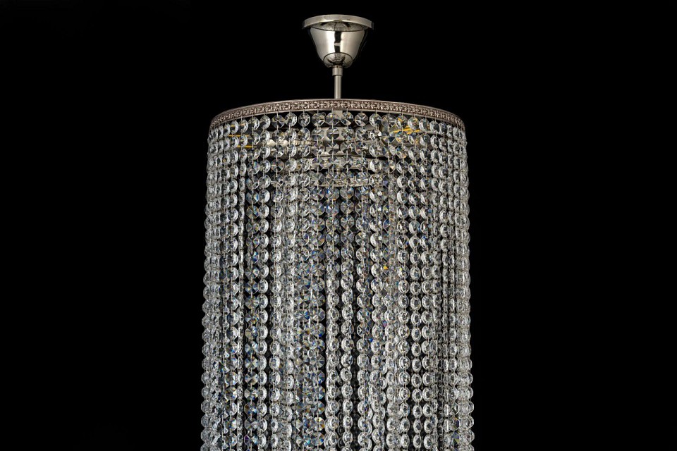 Люстра на штанге arti lampadari stella nickel stella e 1.5.30.101 n