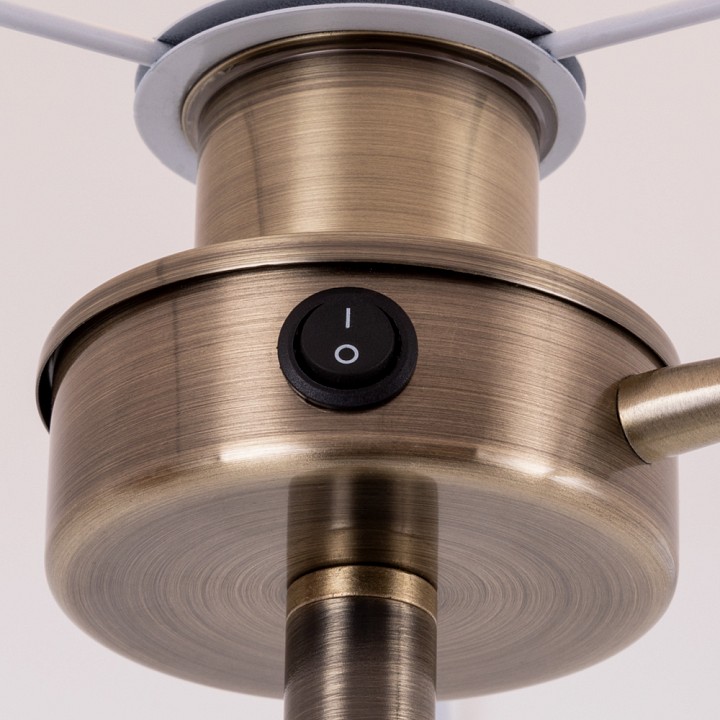 Торшер с подсветкой arte lamp elba a2581pn-2ab