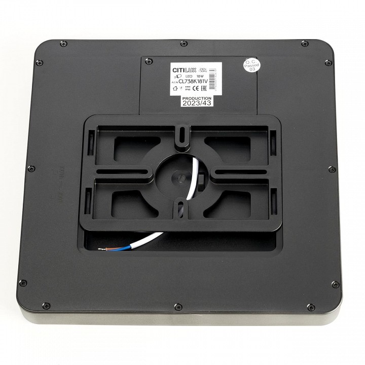 Накладной светильник citilux бейсик cl738k181v