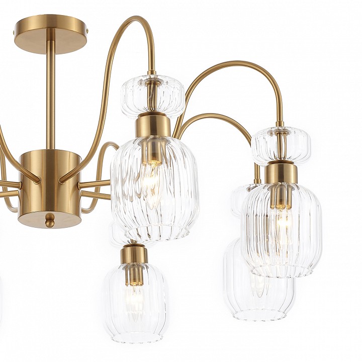 Люстра на штанге escada gloss 1141/8pl clear