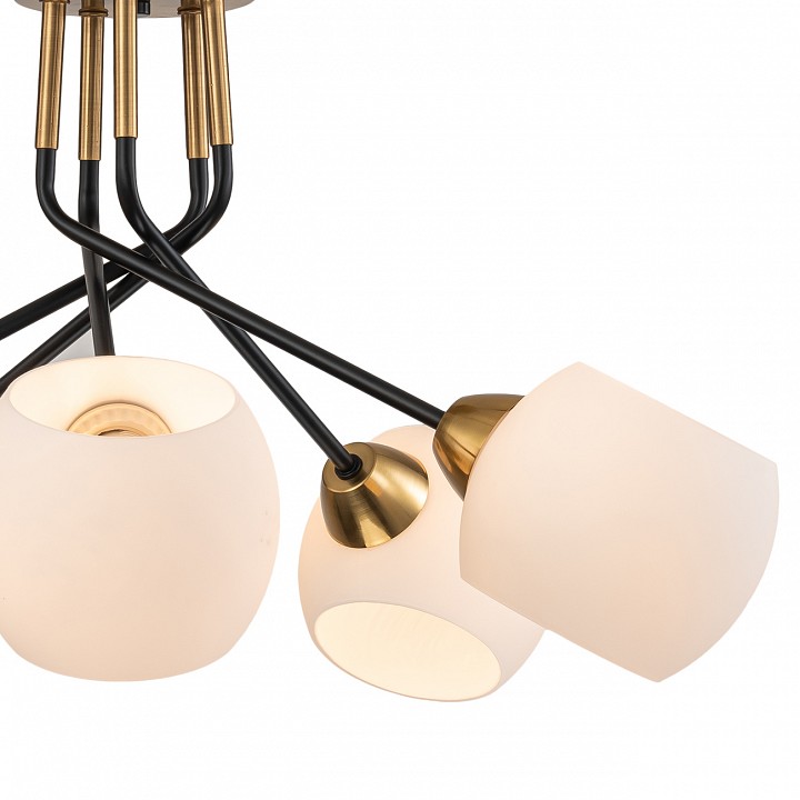 Люстра на штанге escada bond 2113/5p copper/black