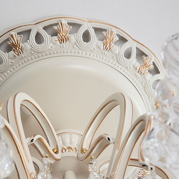 Потолочная люстра eurosvet etna 12205/6 белый strotskis