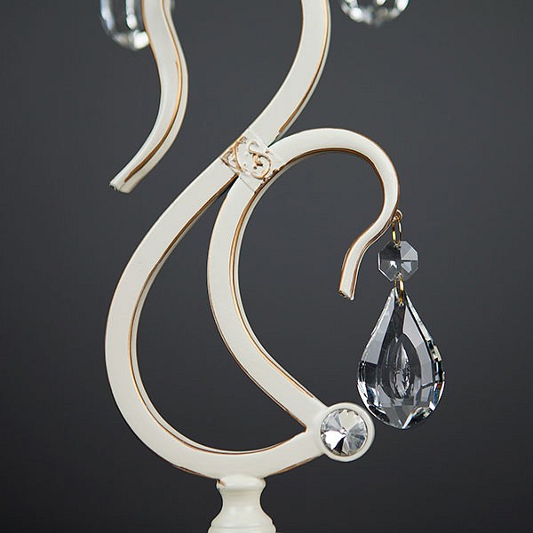 Настольная лампа декоративная eurosvet etna 12205/1t белый strotskis