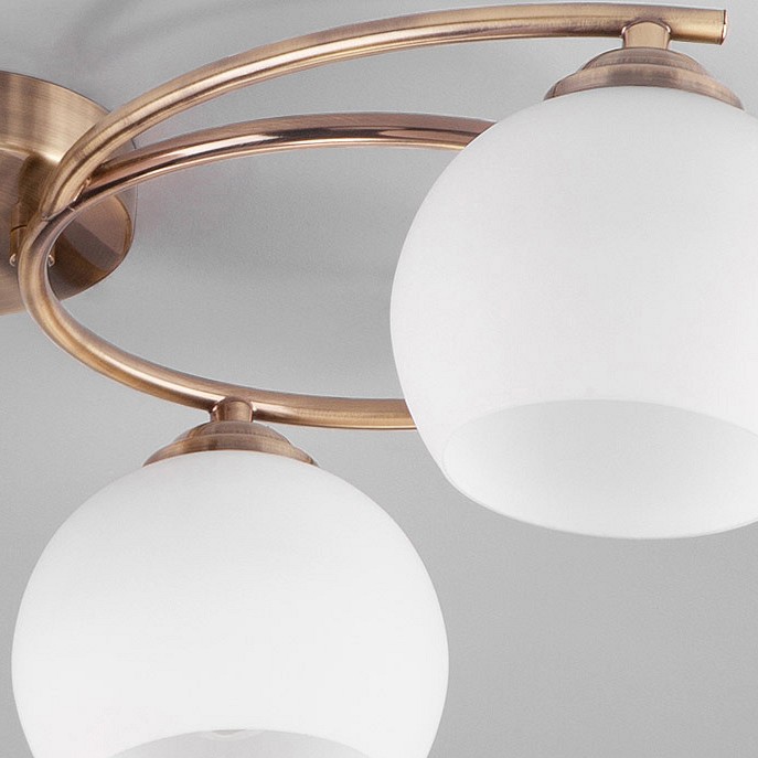 Потолочная люстра eurosvet alba 30144/4 античная бронза