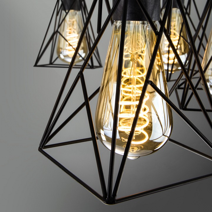 Люстра на штанге eurosvet trappola 70107/8 черный