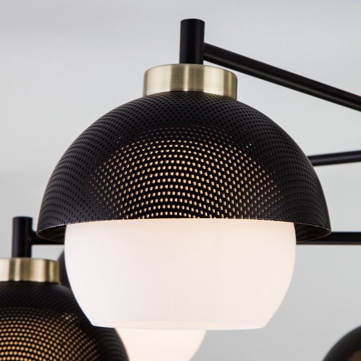 Люстра на штанге eurosvet nocciola 70106/6 черный