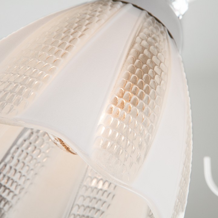 Люстра на штанге eurosvet floranse 30155/5 белый