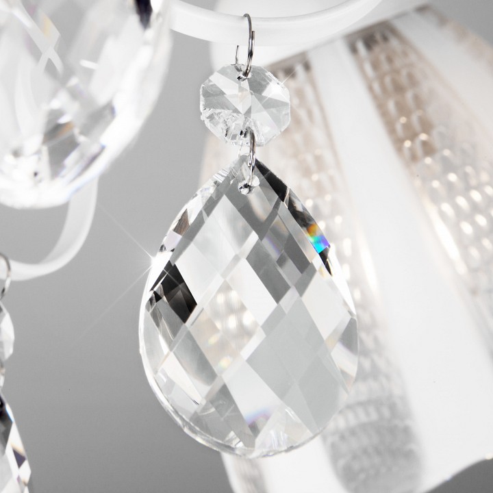 Люстра на штанге eurosvet floranse 30155/8 белый