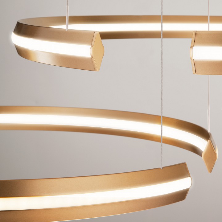 Подвесной светильник eurosvet gap 90180/3 золото