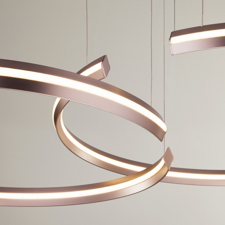 Подвесной светильник eurosvet gap 90180/3 сатин-никель