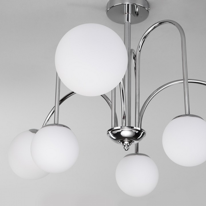 Люстра на штанге eurosvet alix 30177/6 хром