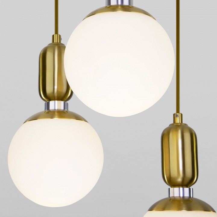 Подвесной светильник eurosvet bubble 50151/3 латунь