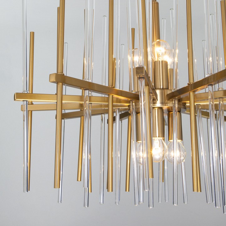 Подвесная люстра bogate's allure 356/6 smart латунь