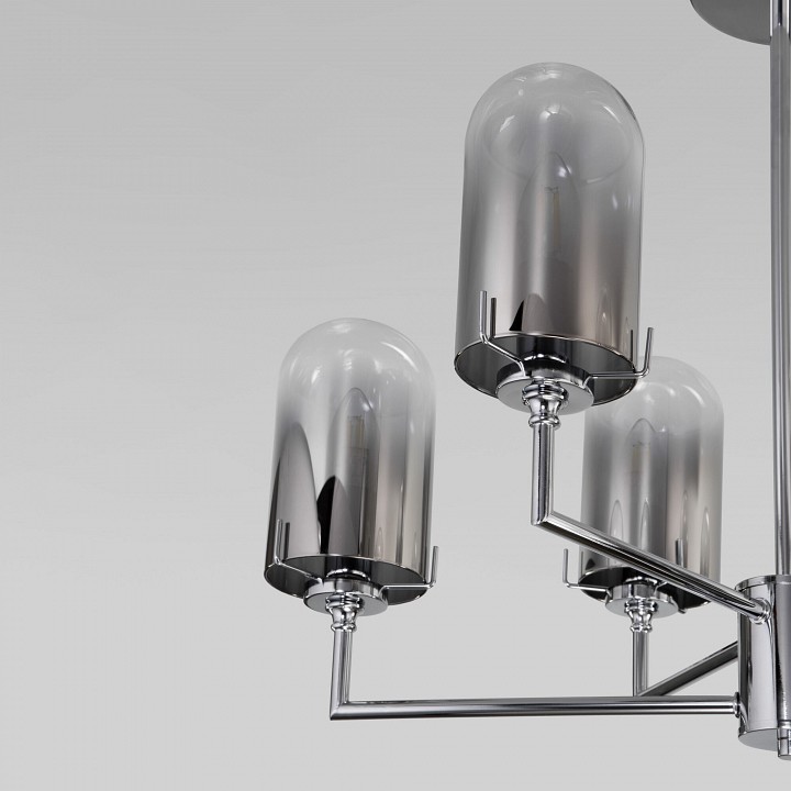 Люстра на штанге eurosvet pluto 60156/8 хром