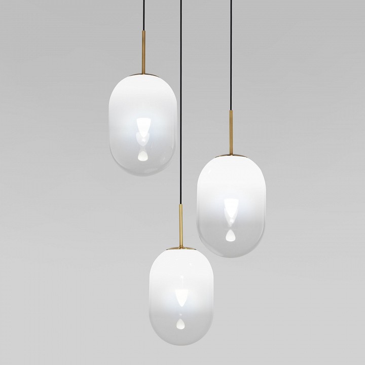 Подвесной светильник eurosvet loona 60161/3 латунь