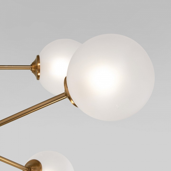 Люстра на штанге eurosvet volver 50383 латунь