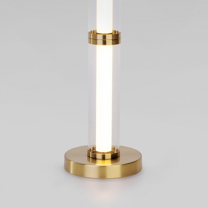 Настольная лампа декоративная eurosvet stark 80536/1 латунь