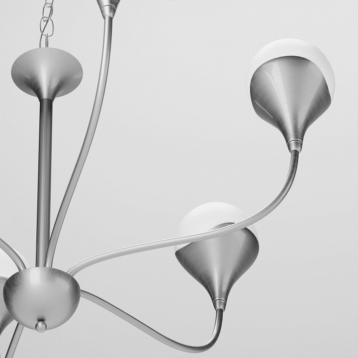Подвесная люстра eurosvet calyx 60169/6 никель
