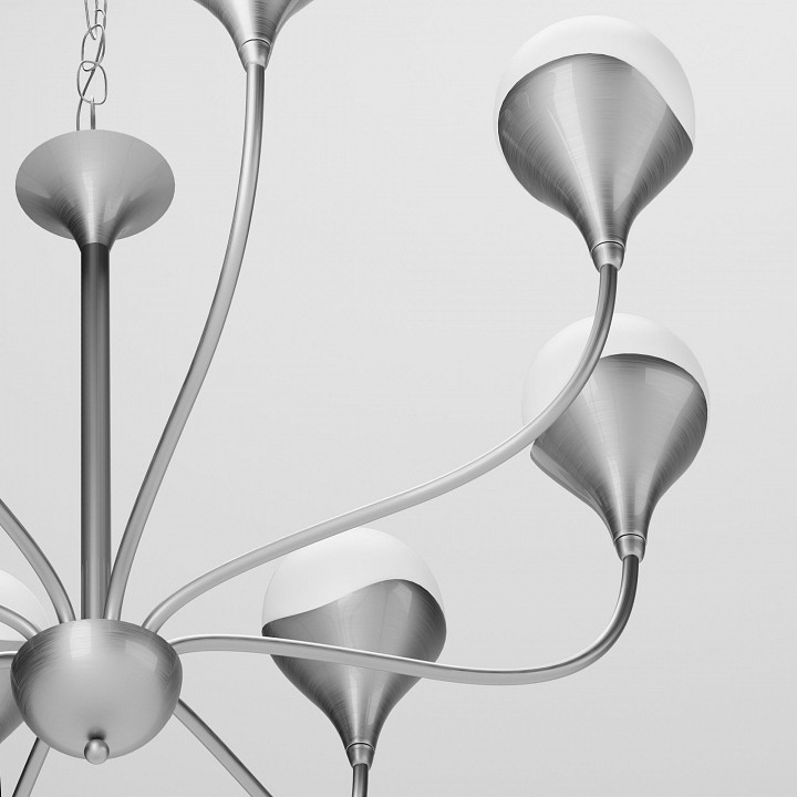 Подвесная люстра eurosvet calyx 60169/8 никель