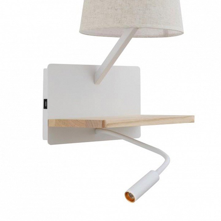 Бра с подсветкой и полкой favourite liga 2895-1w