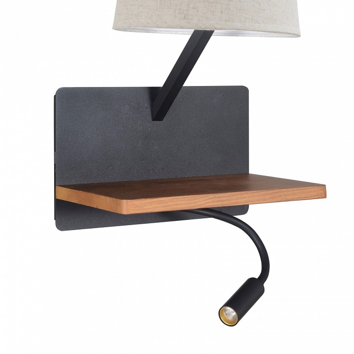 Бра с подсветкой и полкой favourite liga 2896-1w