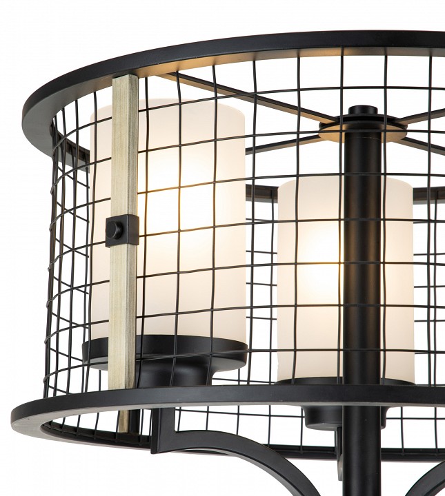 Торшер indigo castello 10014/3f black