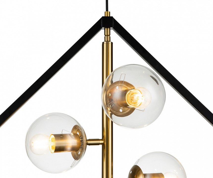 Подвесная люстра indigo faccetta 13005/a/4p black