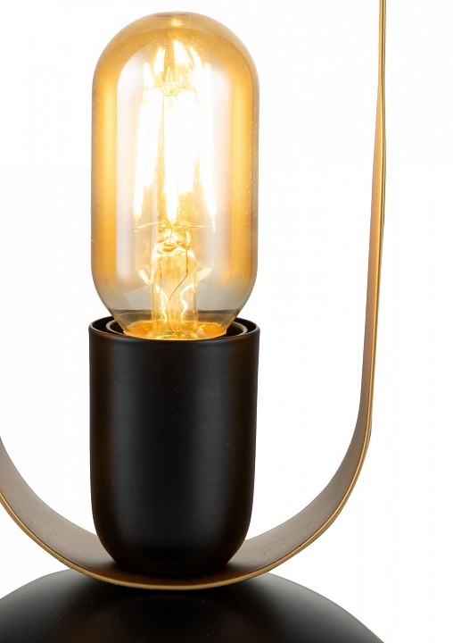 Настольная лампа декоративная indigo animo 10007/a/1t black