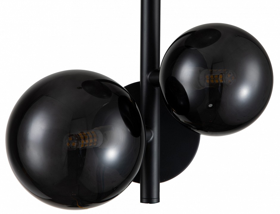 Бра indigo molecola 11018/3w black