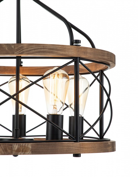 Подвесная люстра indigo camino 10017/5p black