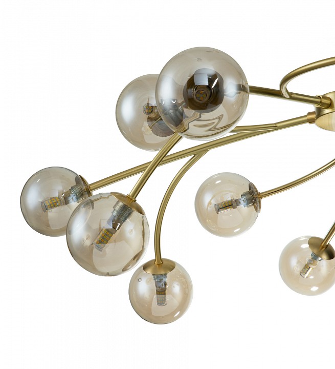 Люстра на штанге indigo intero 11024/15r gold