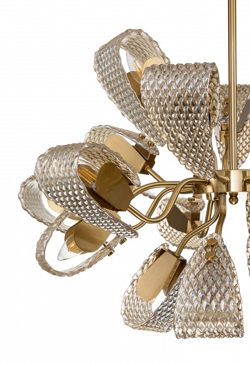 Люстра на штанге indigo fless 11033/18r amber