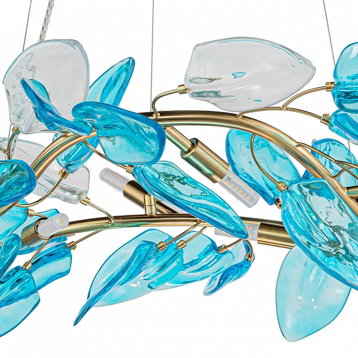 Подвесная люстра indigo olivo 11043/6p blue