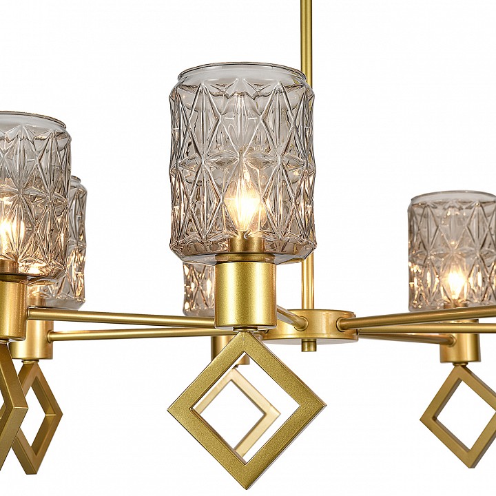 Люстра на штанге indigo preda 13025/7r gold